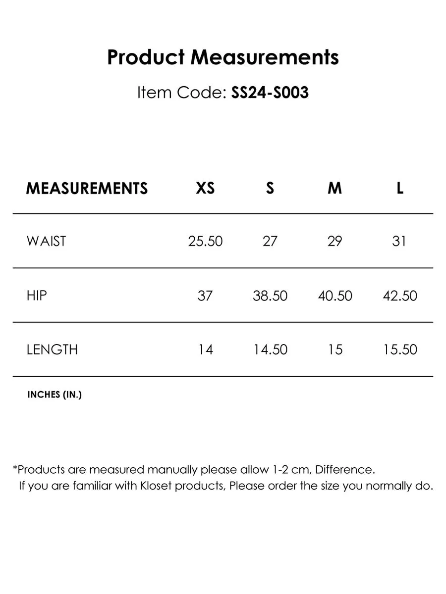 KLOSET (SS24)Lace Mini Skirt Green