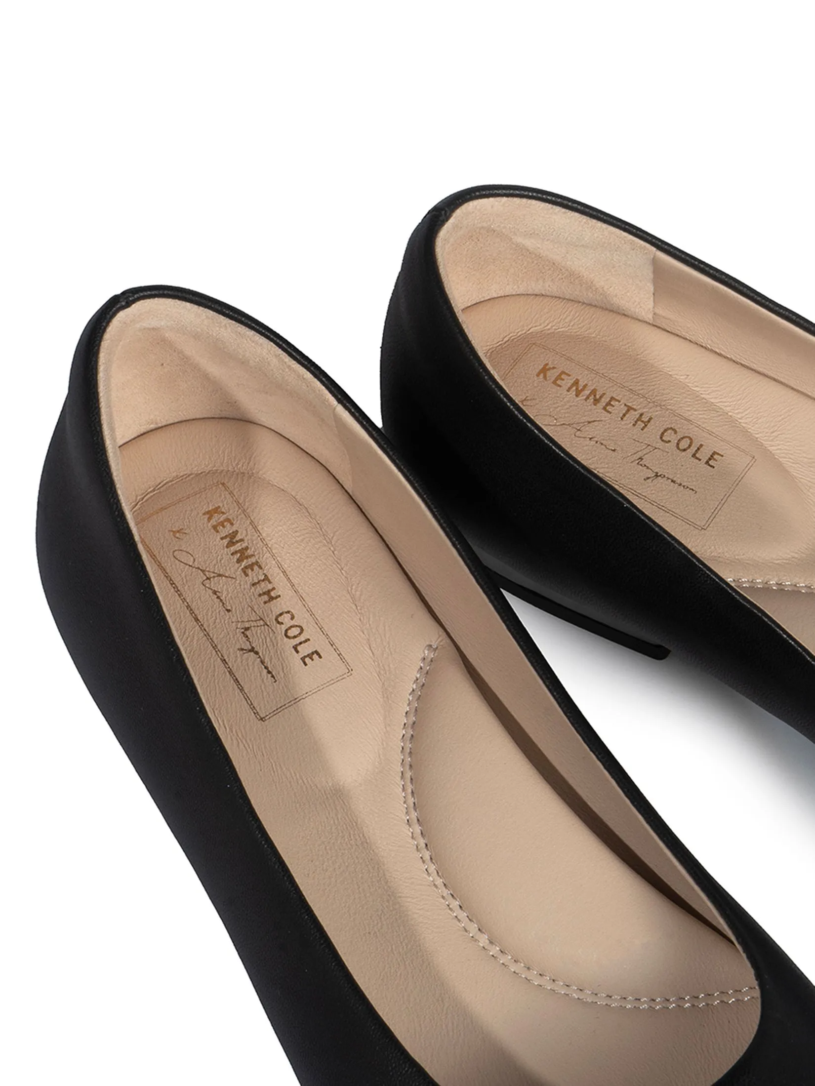 KENNETH COLE WOMEN FLATS ASTAIRE FLATS X ANNE THONGPRASOM /BLACK ON BLACK