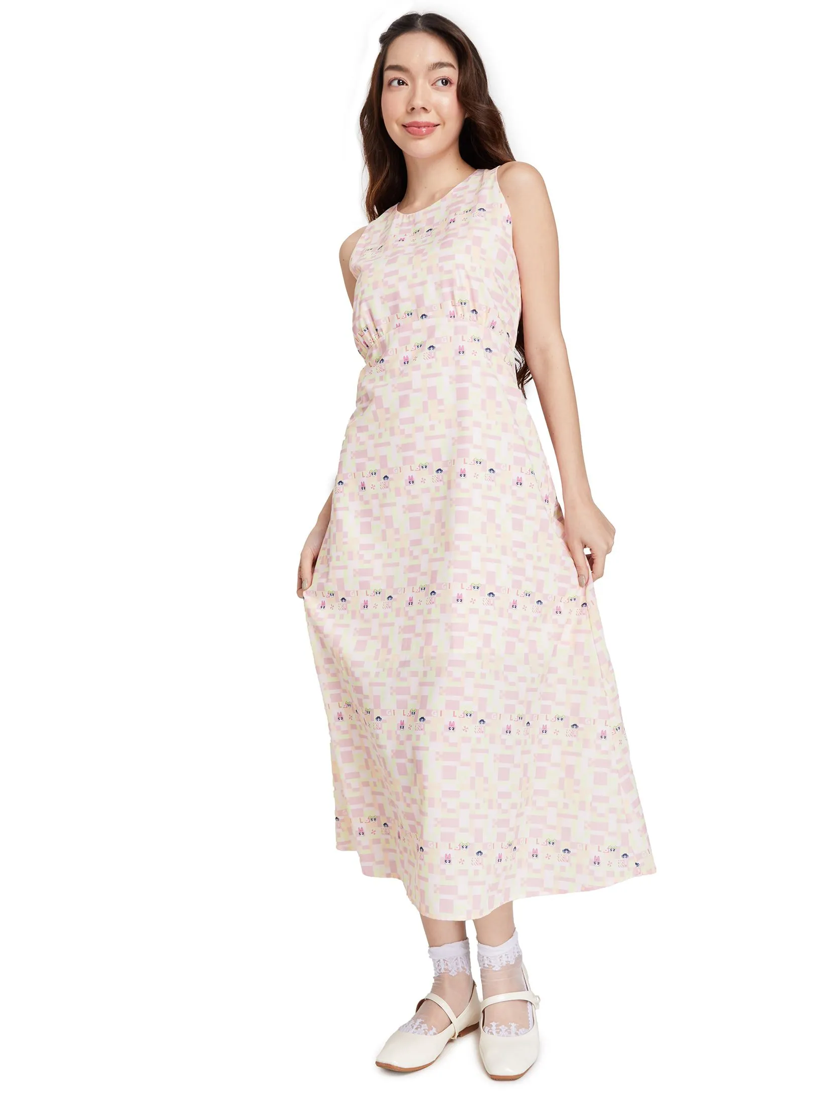 LOLITA Women Dress Sleeveless The PowerPuff Girls