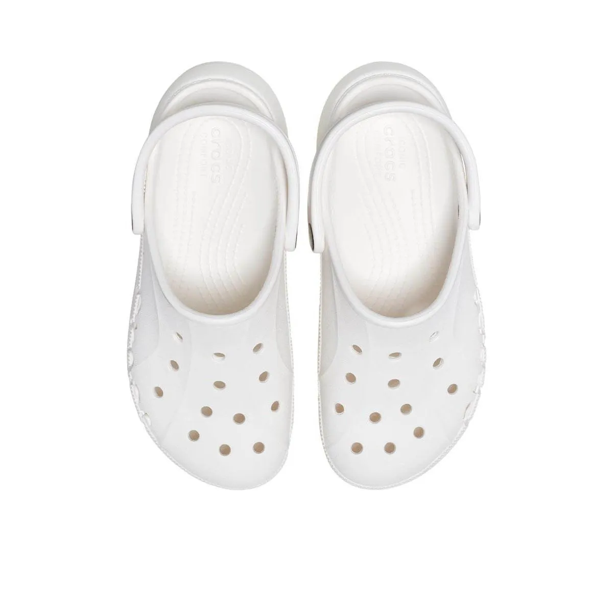 CROCS Baya Platform Clog Women Casual Shoes White - CR024SH025DDTH