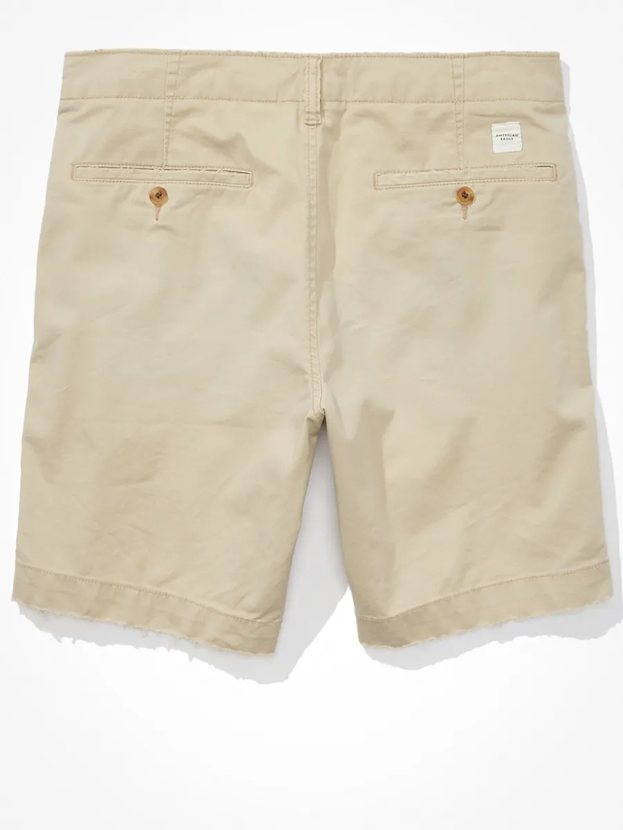 AMERICAN EAGLE MEN 7336 P/D LIVED IN KHAKI SHORT 9 IN 212 KHAKI