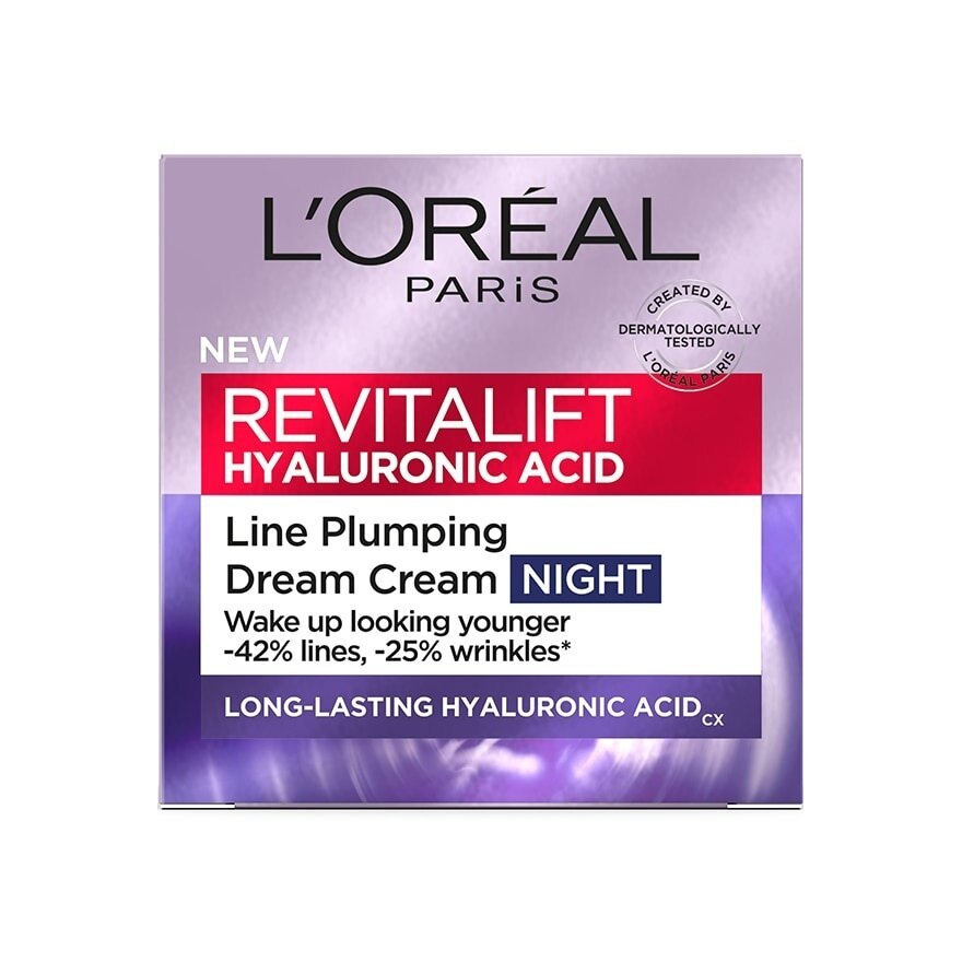 L'Oreal Paris Revitalift Hyaluronic Acid Line Plumping Dream Cream Night 50 Ml.
