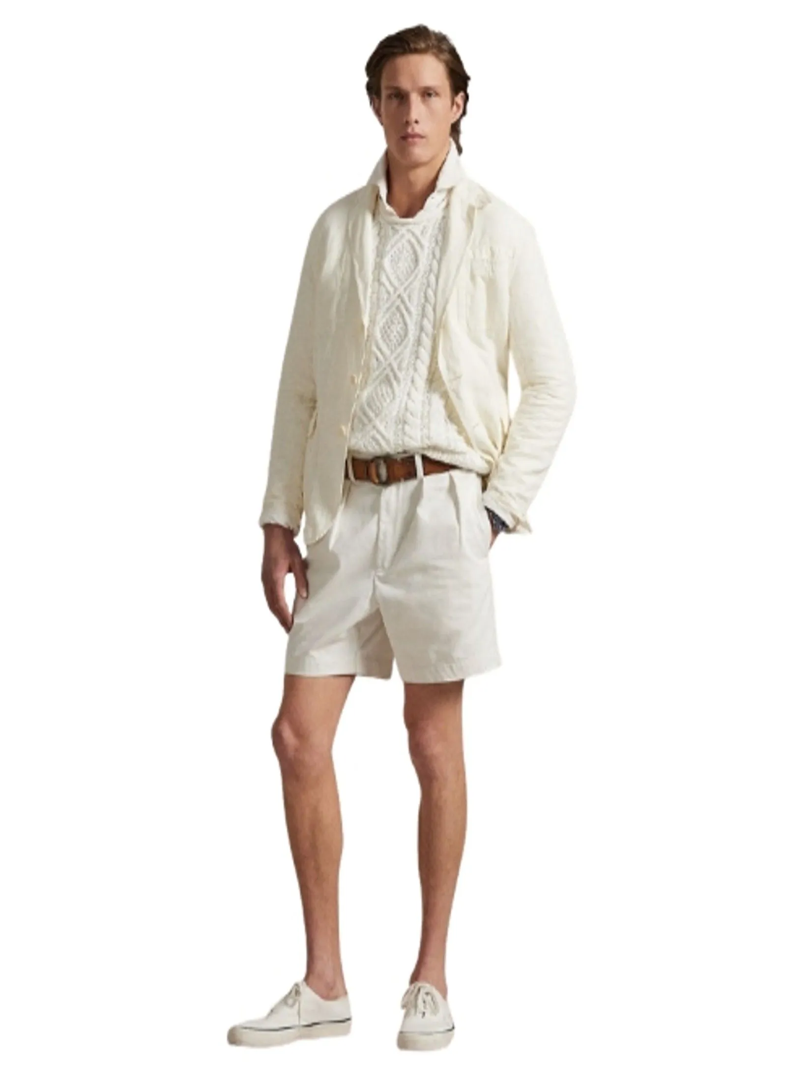 POLO RALPH LAUREN Shorts Men MNPOSHO14H20029 White Size - 29 US