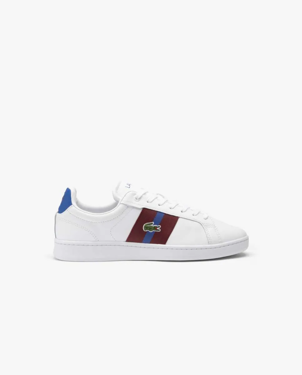 LACOSTE Men’s Carnaby Pro Cgr Bar Leather Trainers White