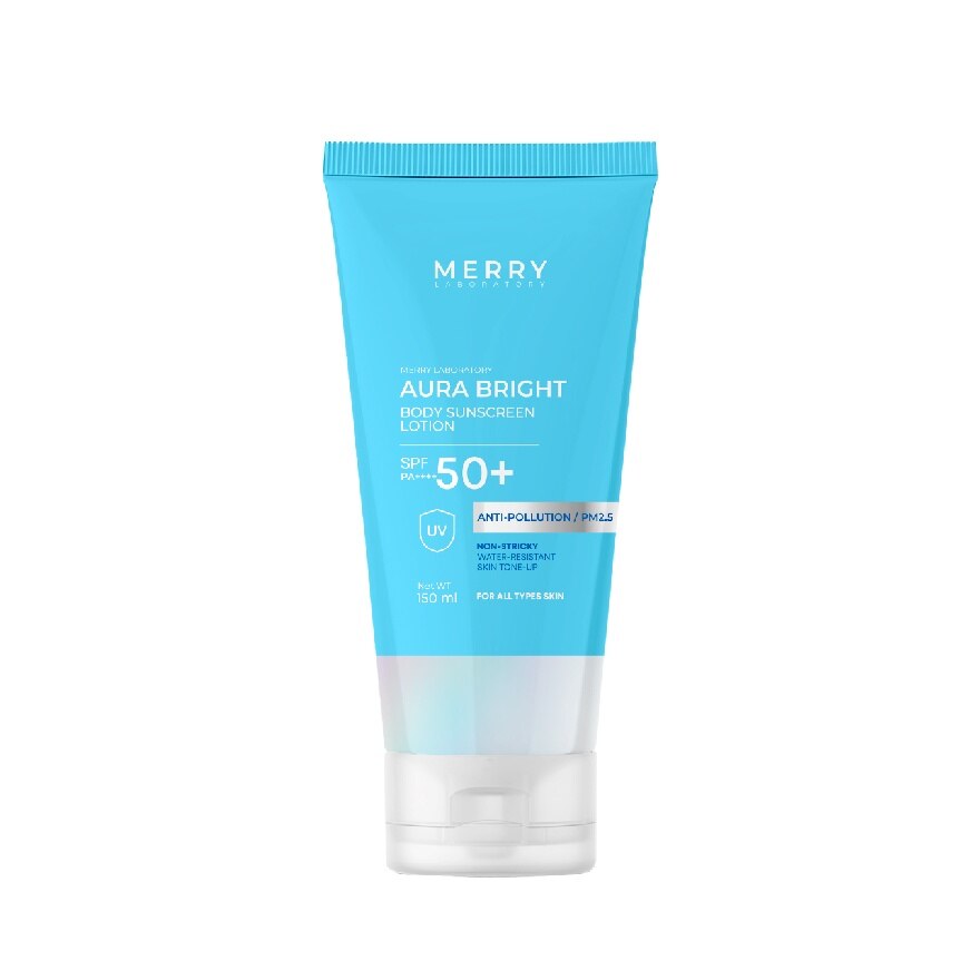 Merry Laboratory Aura Bright Body Sunscreen SPF50+ PA++++ 150 ml.