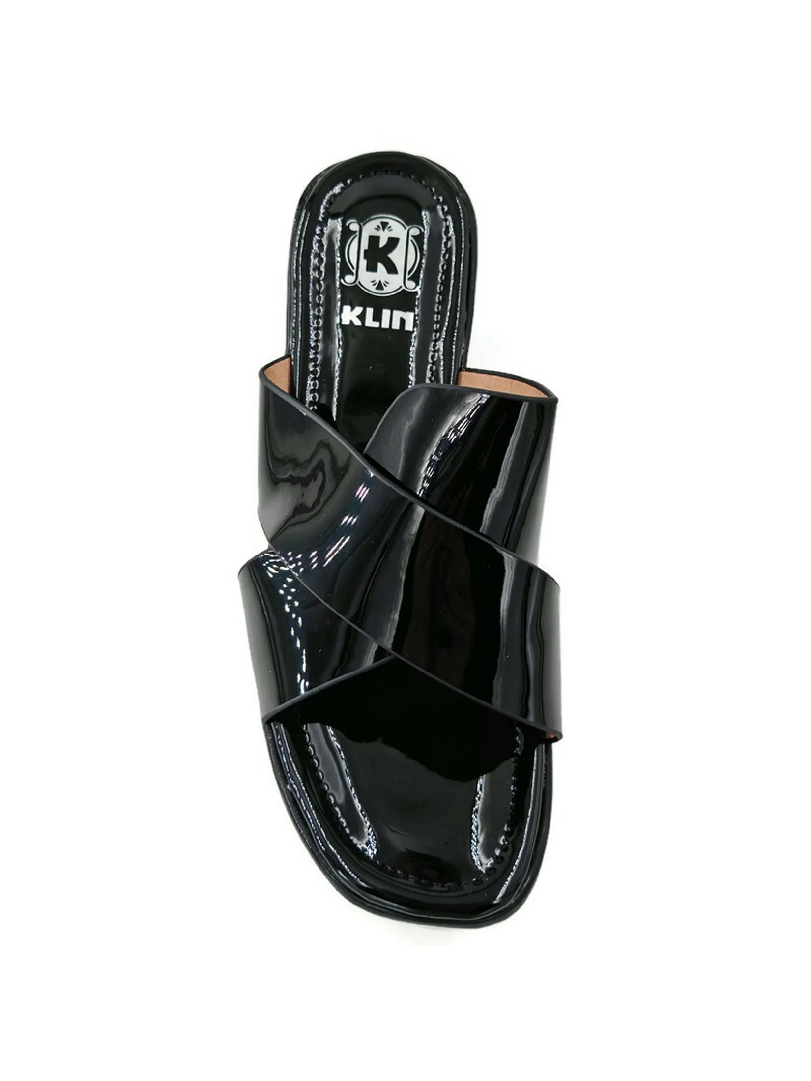 KLIN Woman Blocked Heel Sandals Style Black