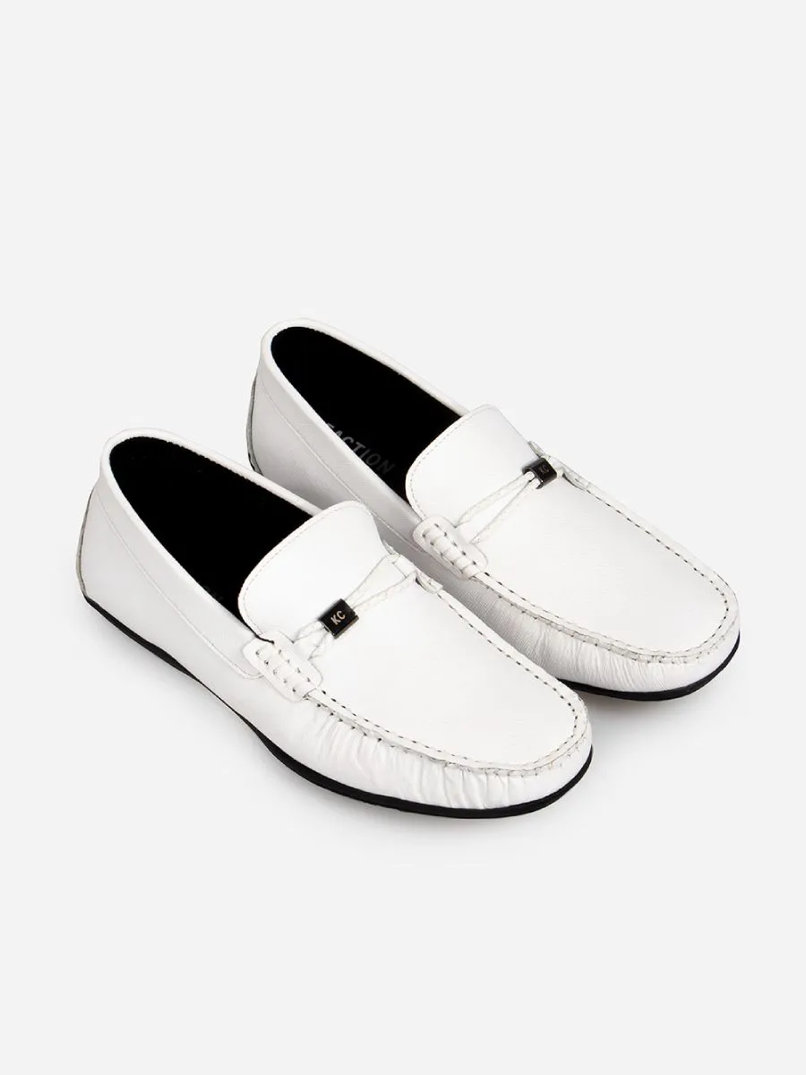 KENNETH COLE MEN'S DRIVER SHOES DILAN SAILOR / WHITE