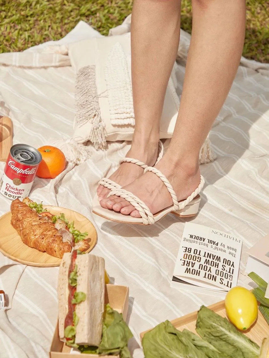 BUCKLE ME Flats Twist BM38-SANDBOX Sandbox Size - -3.5