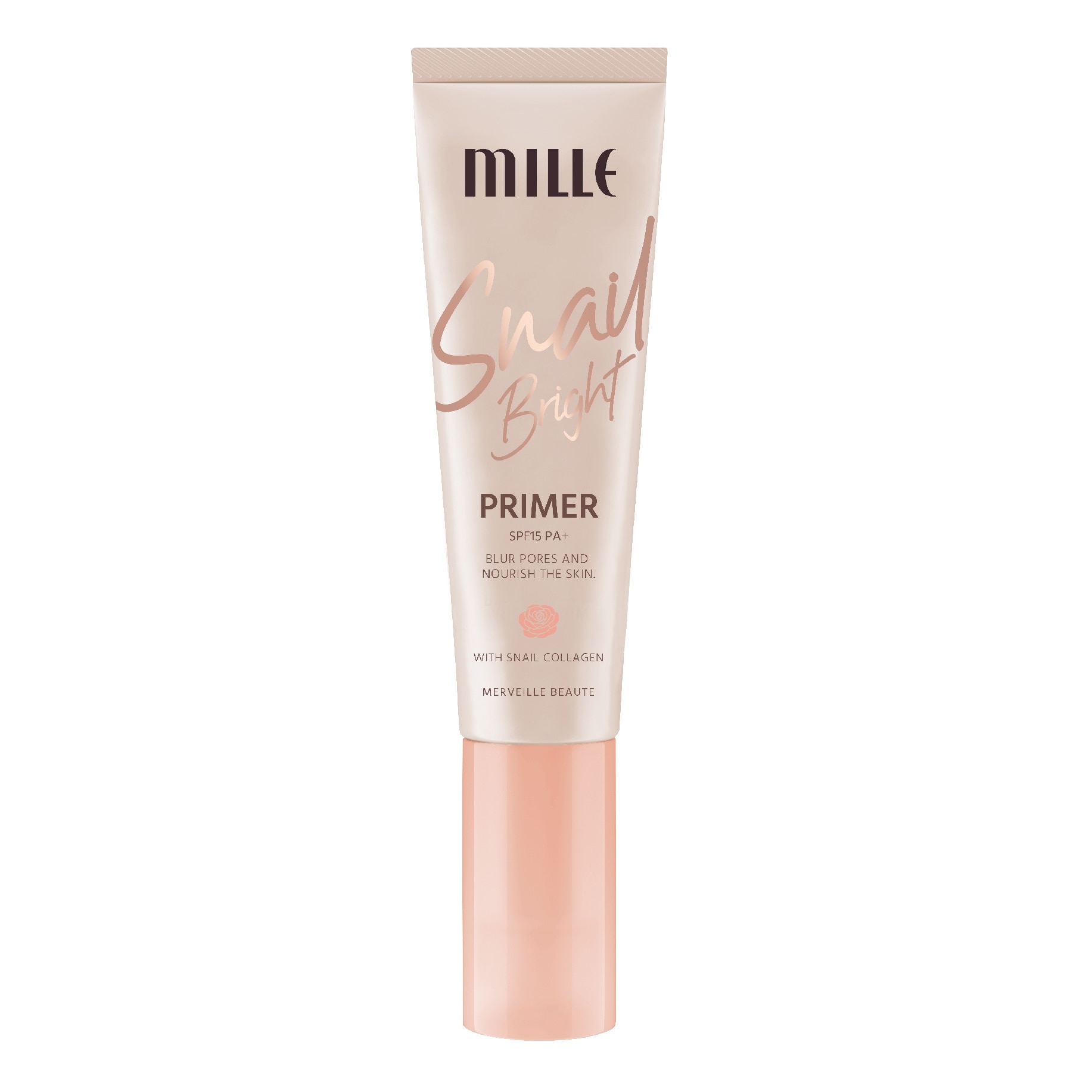 Mille Snail Bright Primer SPF15PA++ 30g. - Pink