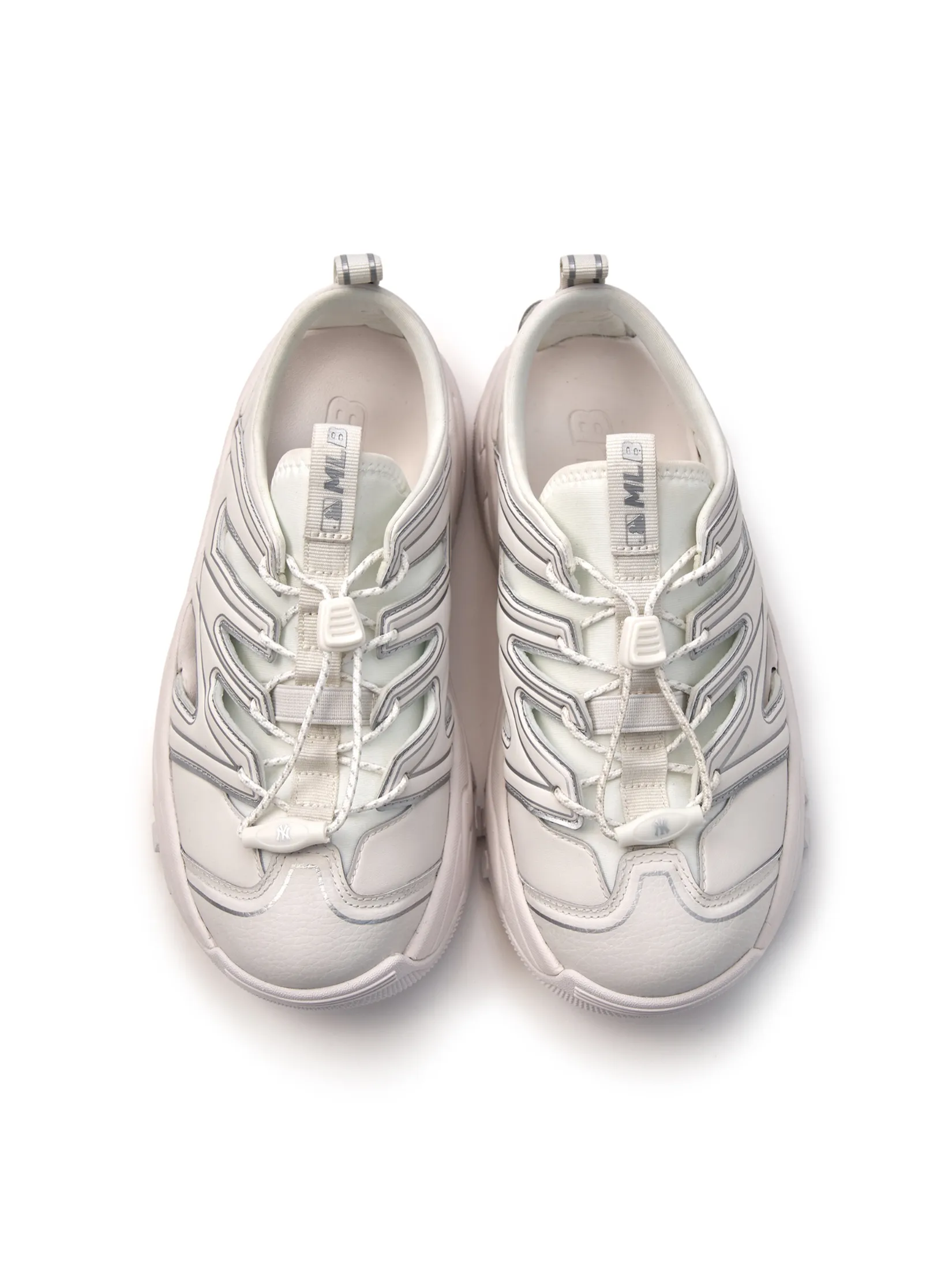 MLB Sandals Unisex Bigball Chunky Field Mask Model 3ASDC0153 50WHS Off White