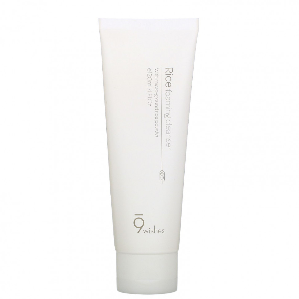 9Wishes, Пенка для умывания с рисом, 120 мл (4 жидк. Унции)