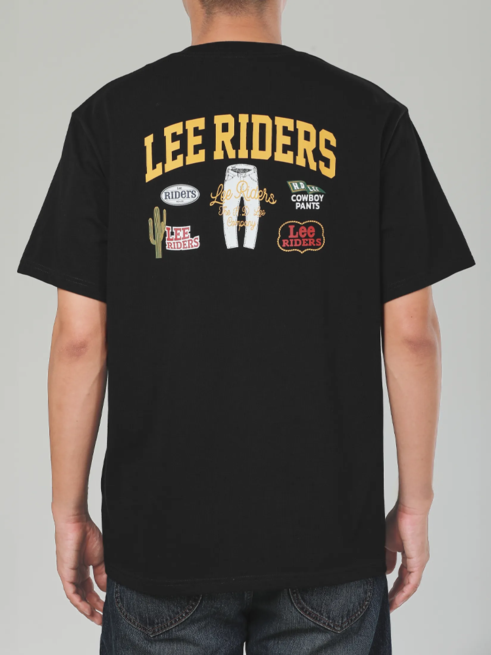 LEE Men s Tee Short Sleeve Lee Riders Collection Comfort Fit Black