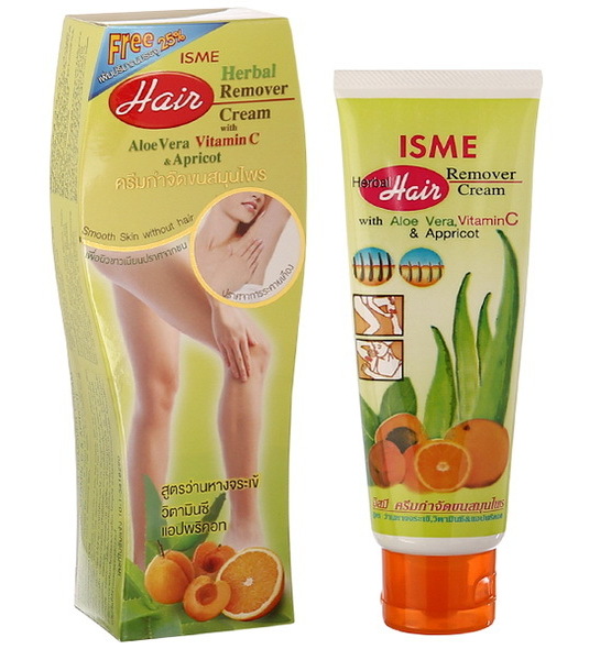 Крем для депиляции с алоэ вера и маслом абрикоса Isme 100 гр