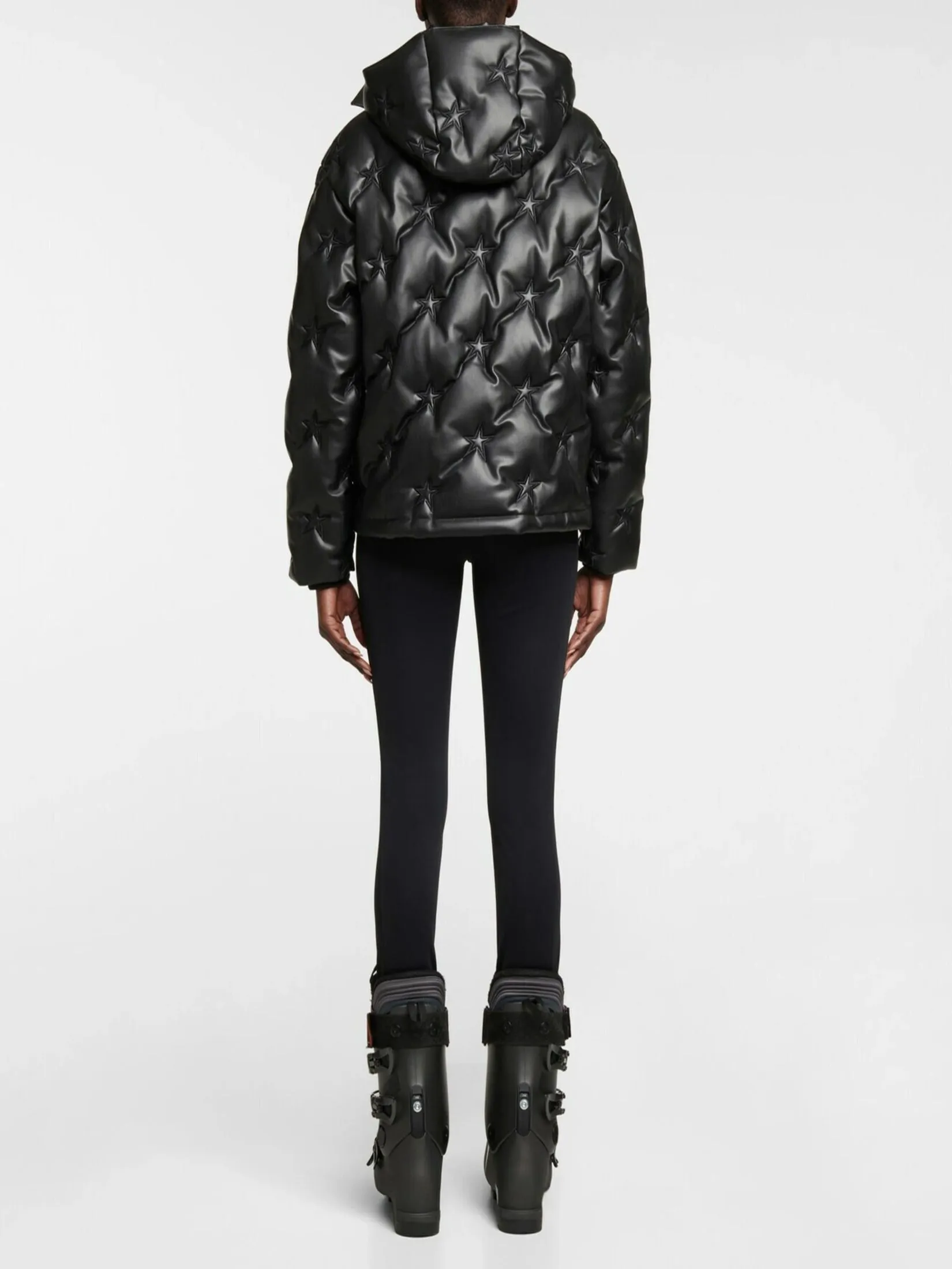 PERFECT MOMENT SUPERNOVA DUVET JACKET IN BLACK