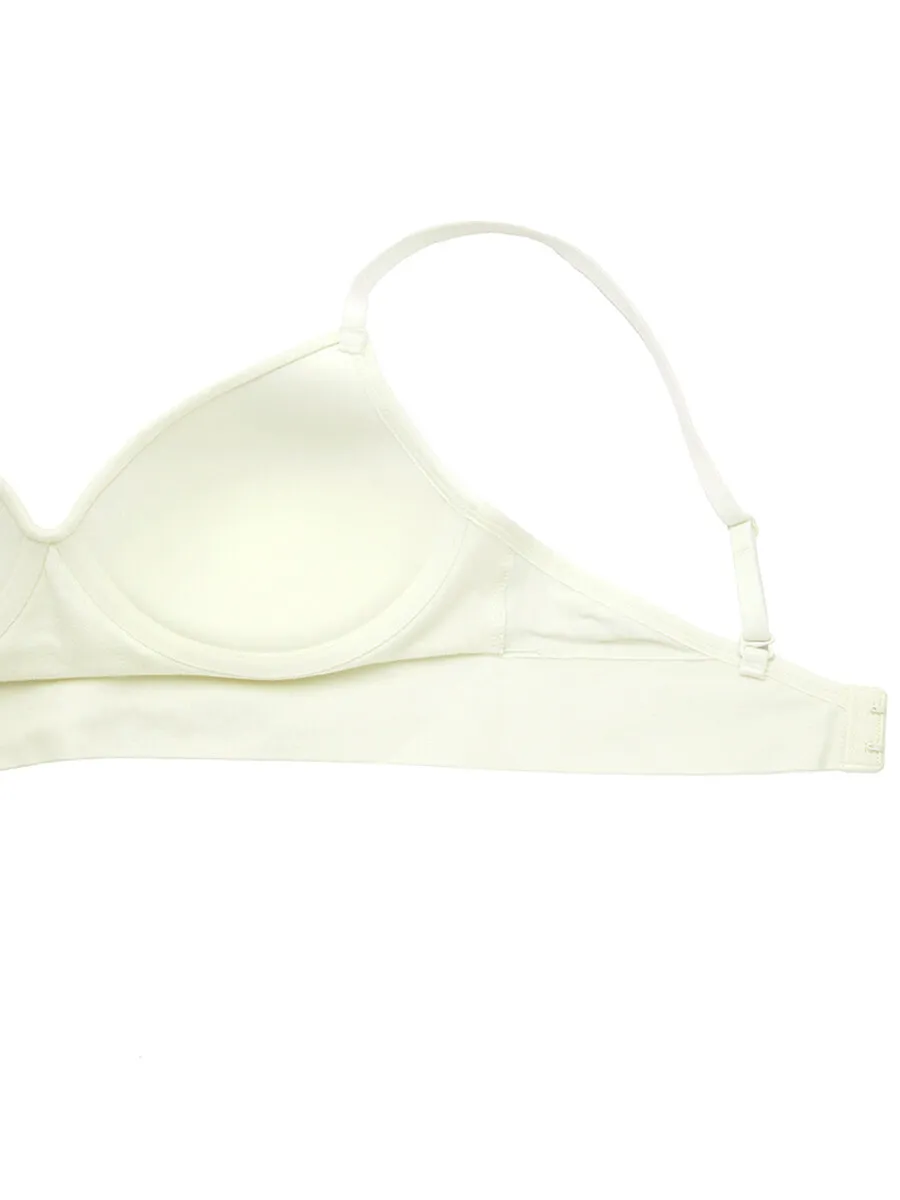 SABINA Bra Wireless Woman Soft and Cozy - Cream