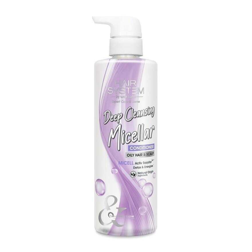 Hair System by Watsons Micellar Botanical Deep Cleansing Conditioner 500ml.