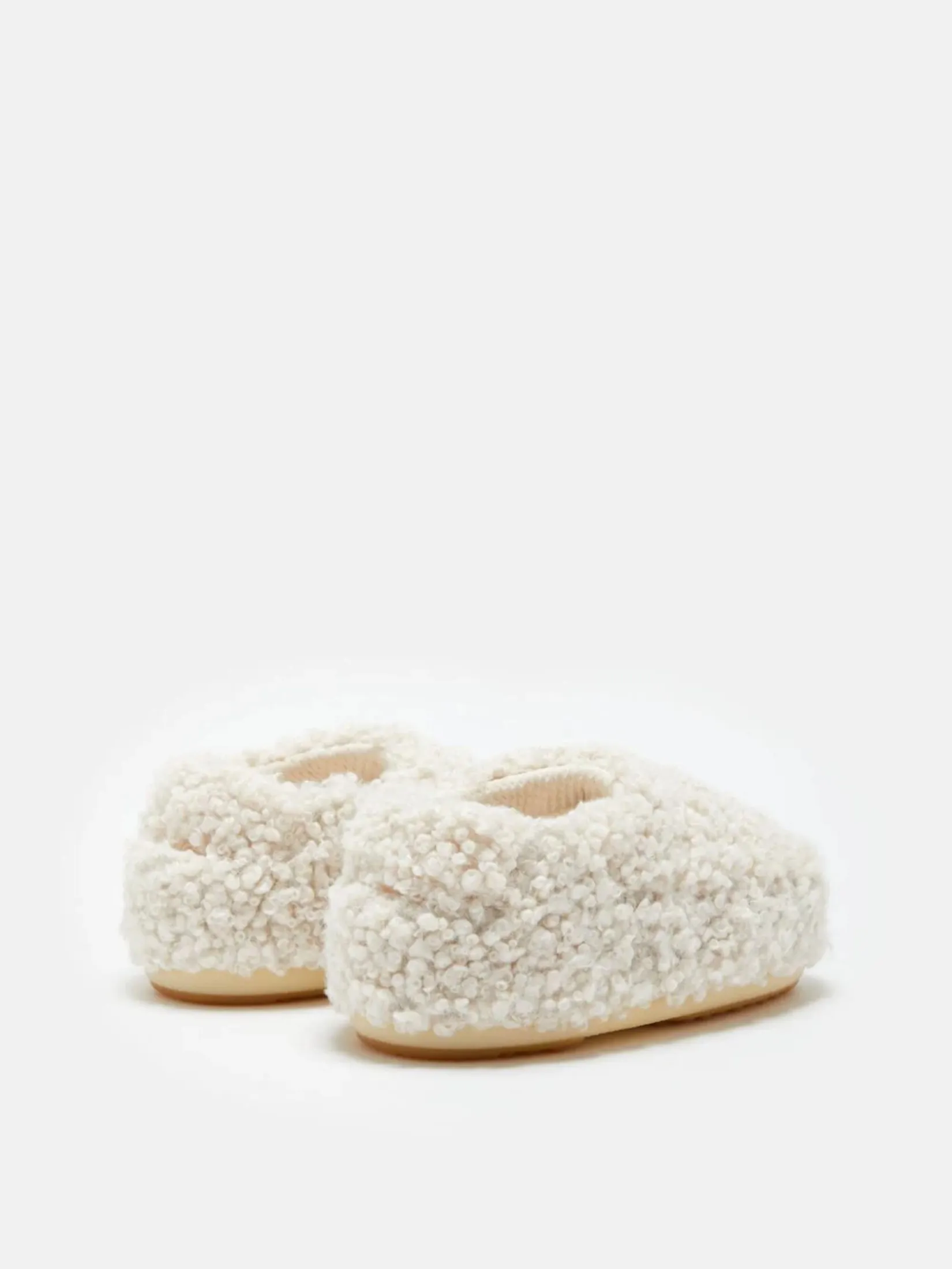 MOON BOOT SANDAL BAND SUEDE IN CREAM