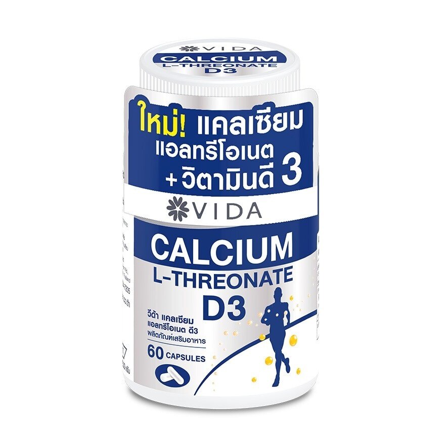 Vida Calcium L-Threonate+D3 60 Capsule