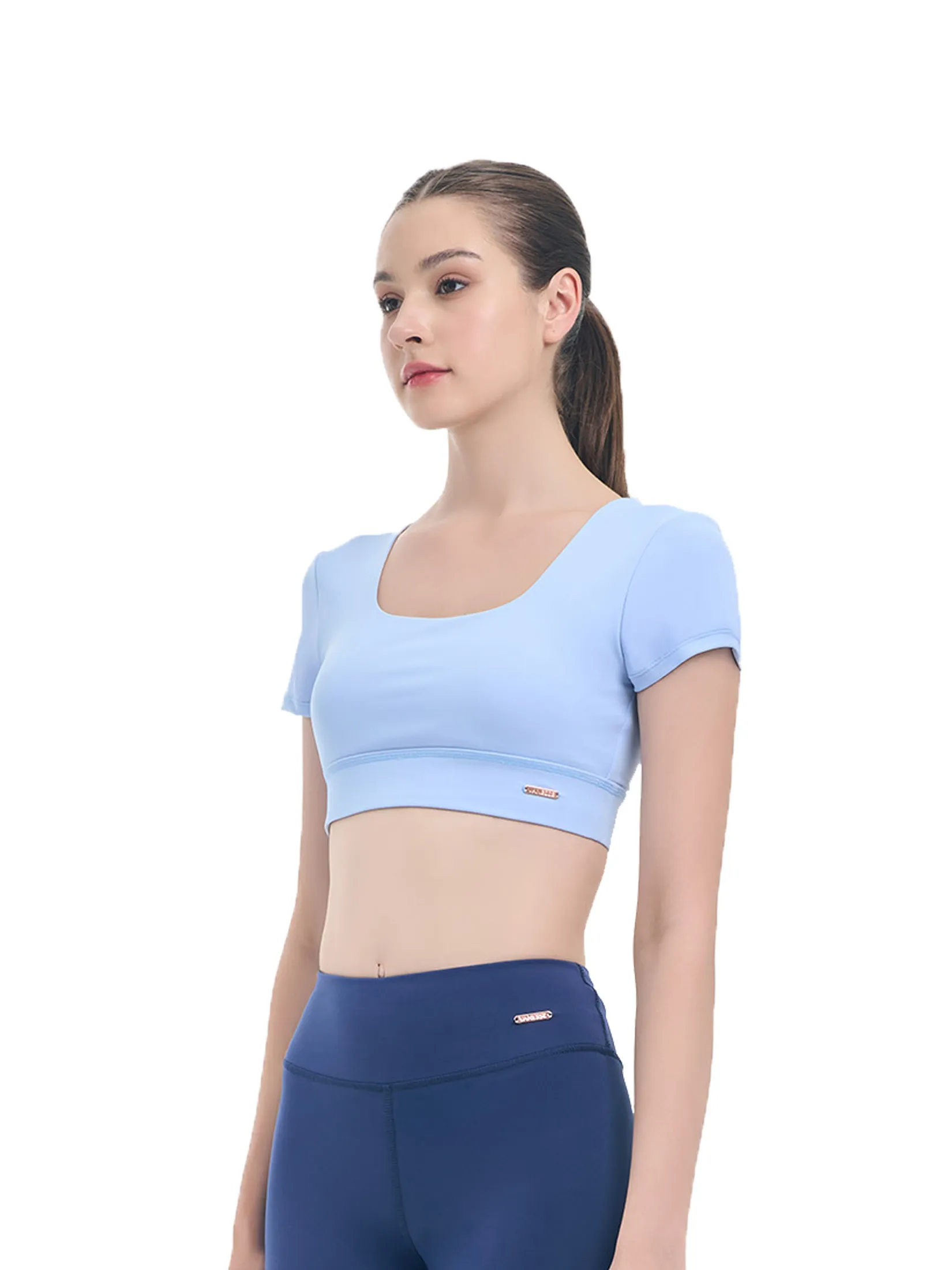 VANESSE Light Blue LADIES CROP BRA (029093)