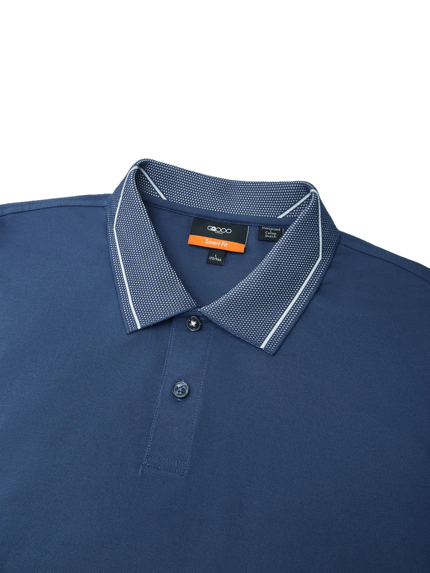 G2000 Men Clothing Super Light Mercerized Cotton Pique Short Sleeve Polo Tee  Smart Fit - 5114141274 - Navy