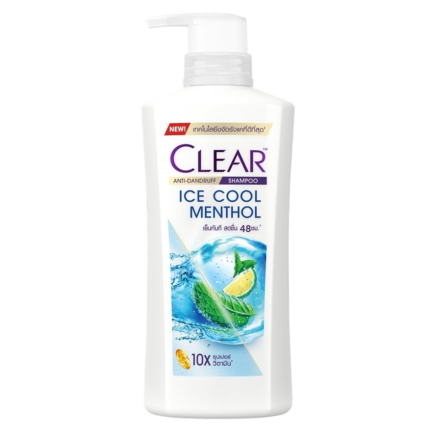Clear Shampoo Anti-Dandruff Ice Cool Menthol 350 Ml.