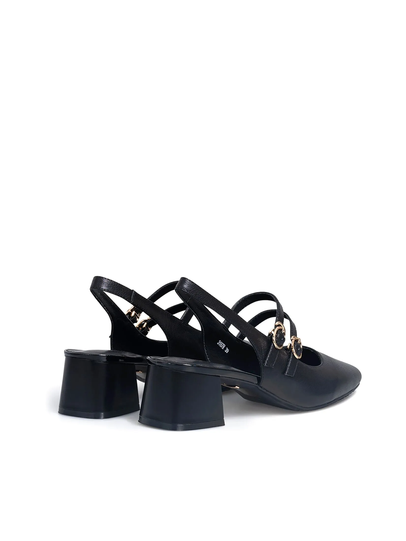 PRETTY FIT Women Heel Slippers Strap Bucket Detail