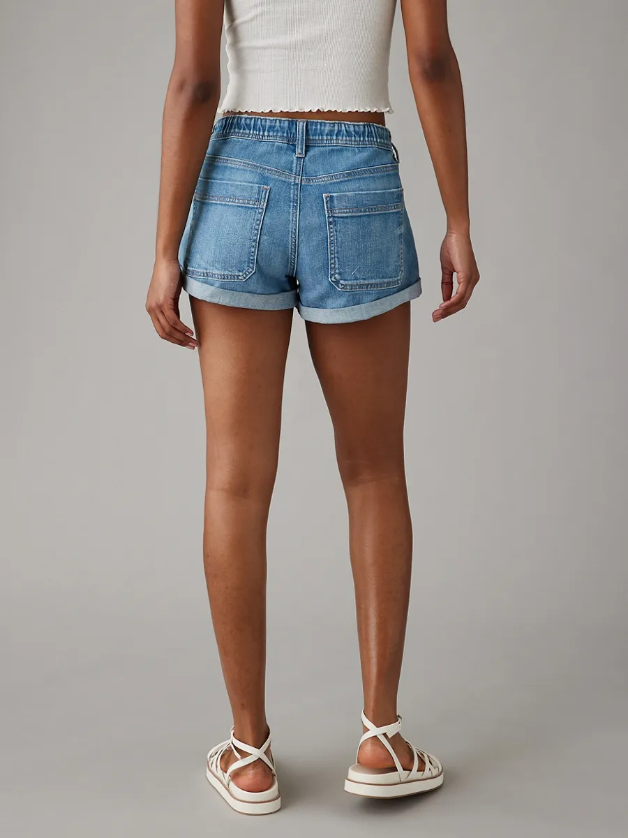 AMERICAN EAGLE WOMEN EASY SHORTIE 334 DEEP INDIGO