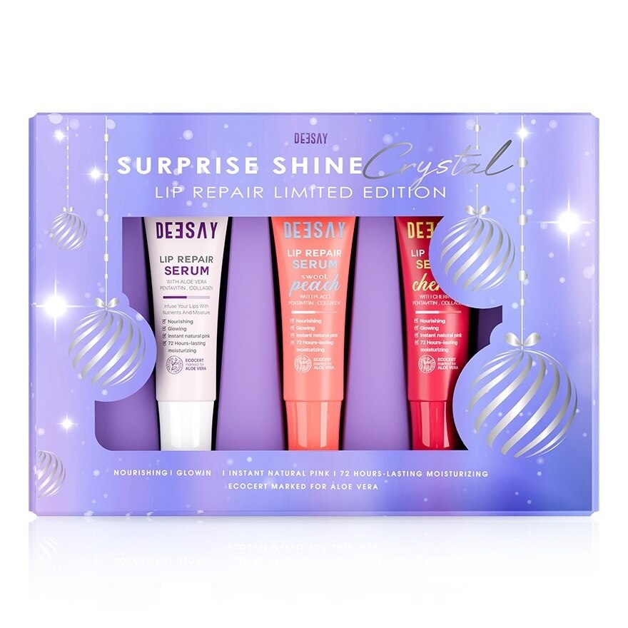 Deesay Surprise Shine Crystal Lip Repair Limited Edition Set 3pcs.