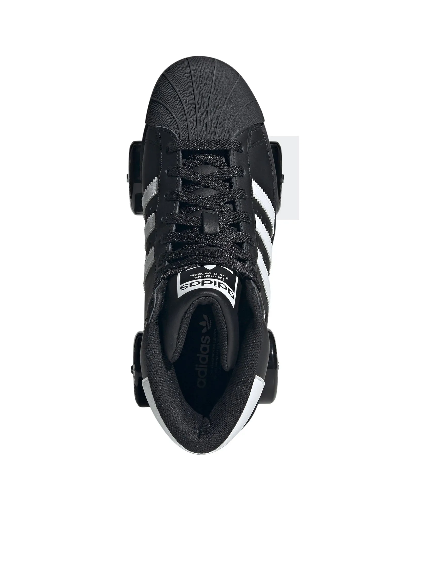 ADIDAS Women Roller Skates Superstar 82 JI3535 Core Black / Ftwr White / Silver Met