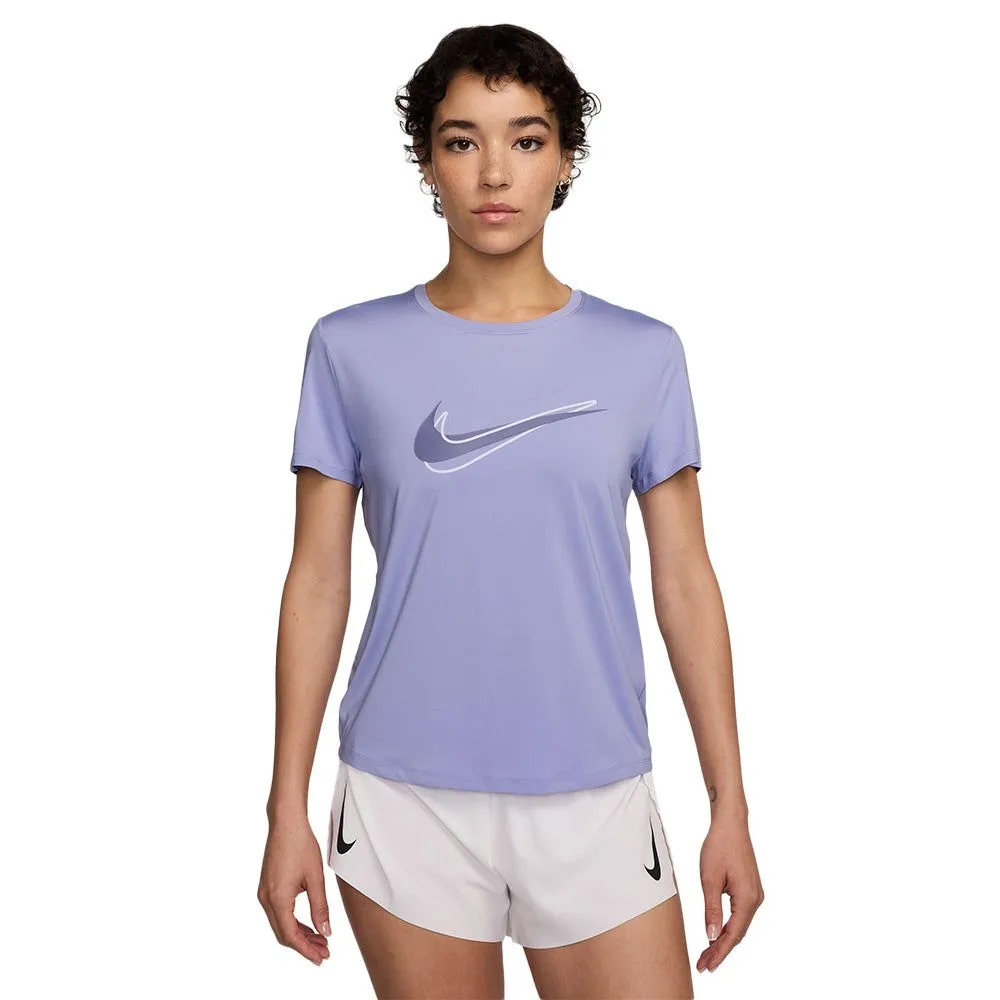 NIKE Women Running T-Shirt One Swoosh Purple - NI083AP599EKTH