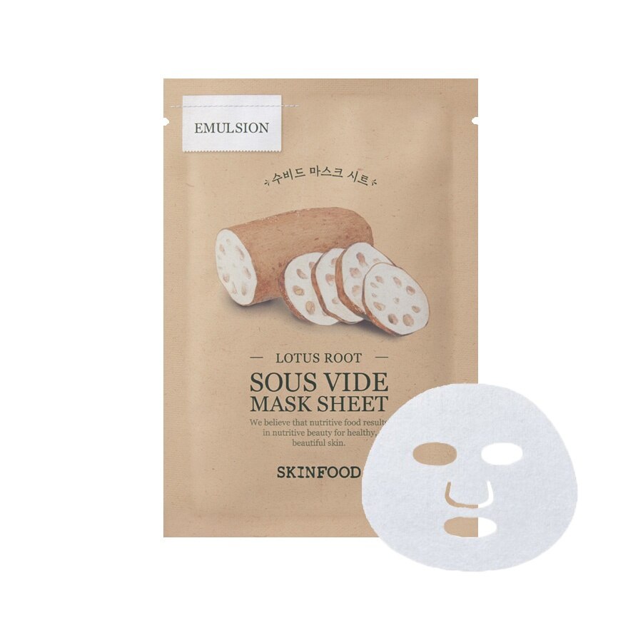 Skinfood Lotus Root Sous Vide Mask Sheet 1'S