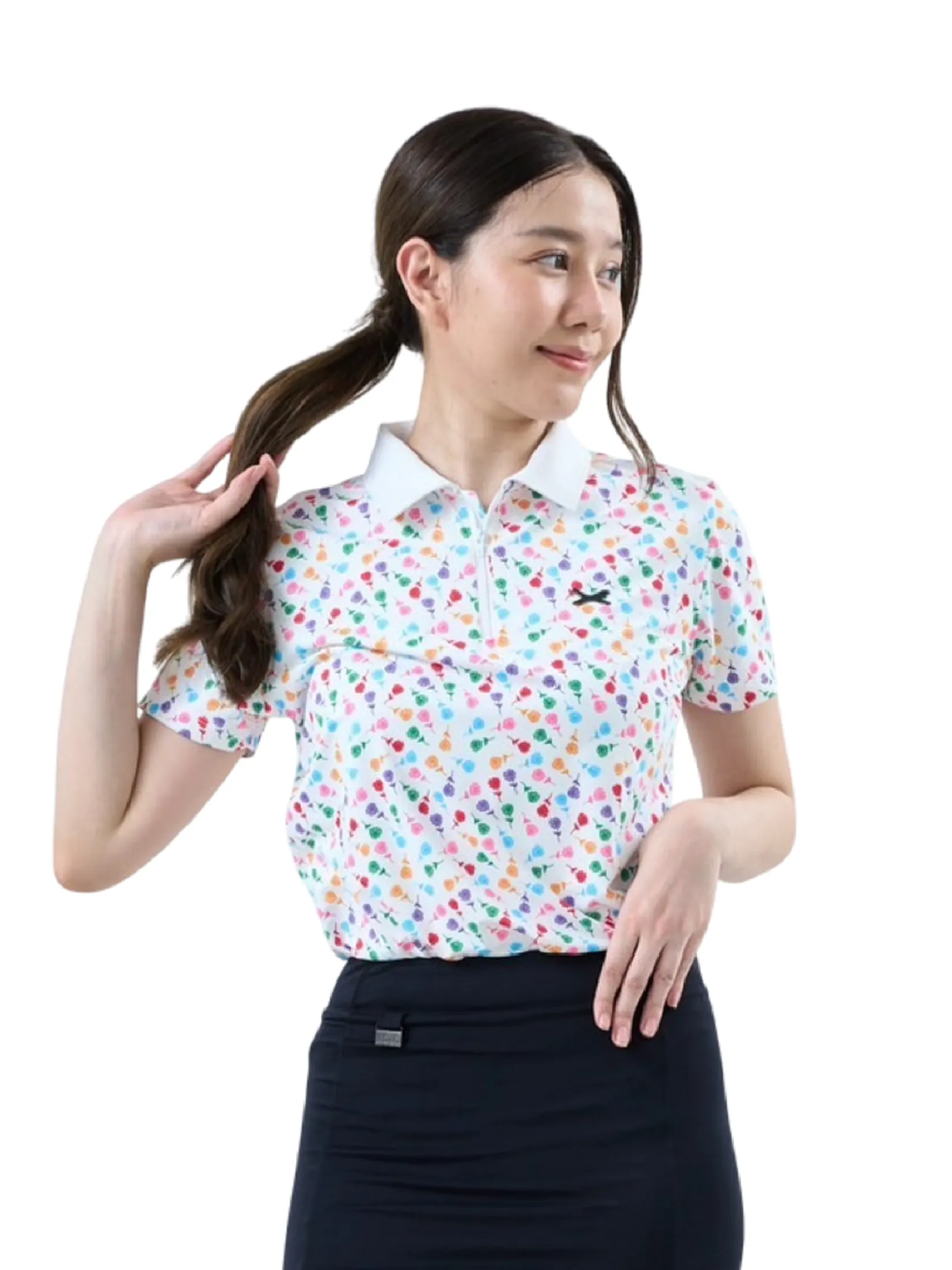 XOLO White Women CLOVER GOLF POLO (040138) Size - 2XL