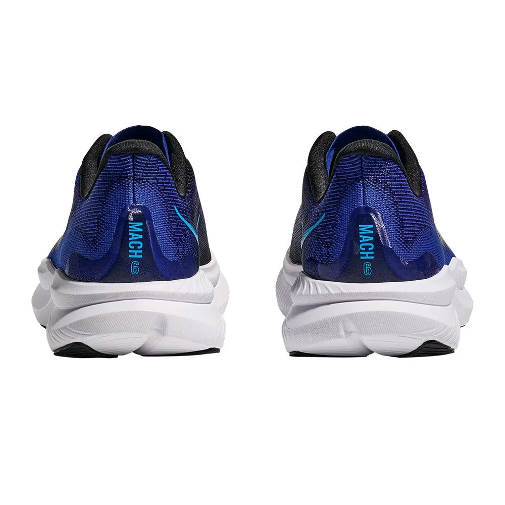 HOKA Men Running Shoes Mach 6 Wide Black - HO229SH124ELTH