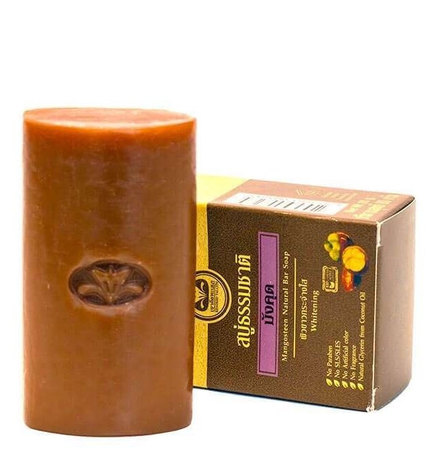 Мыло с мангостином от акне и пигментных пятен Khaokho 80 гр