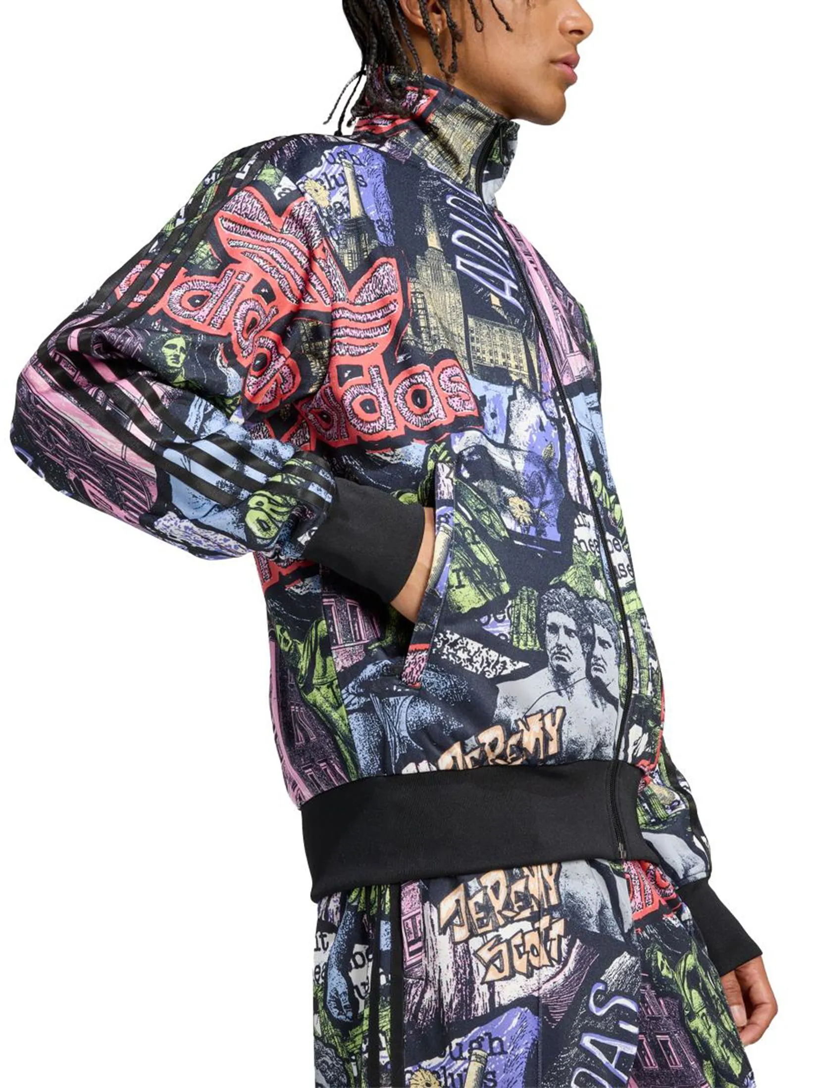ADIDAS Unisex Track Top Adidas x Jeremy Scott AOP Multi-Color