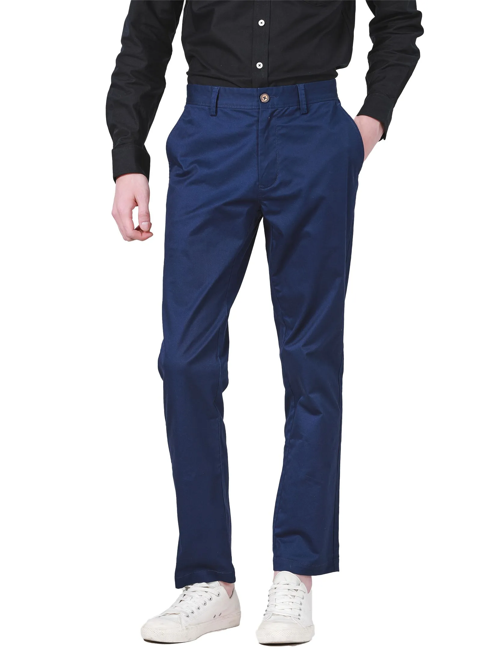 JOHN HENRY Men's Pants (Slim Fit) ESSENTIALS Navy Size - 29
