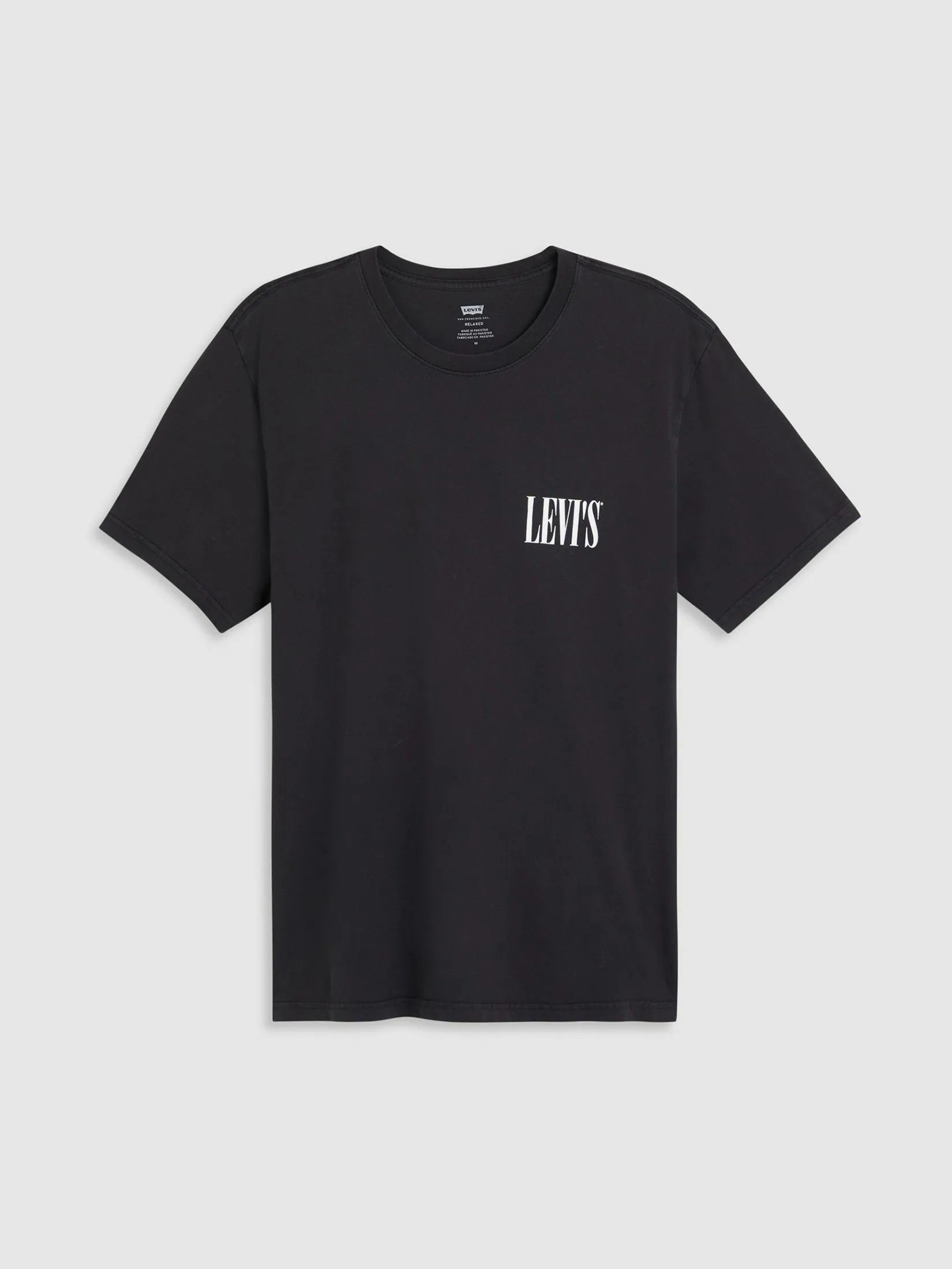LEVI'S Men's Relaxed Fit Short Sleeve Graphic T-Shirt Black