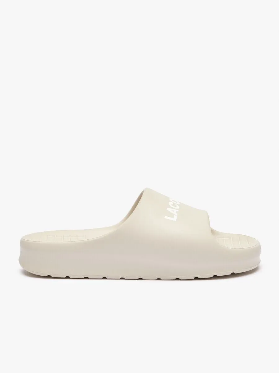 LACOSTE White Men’s Branded Serve Slide 2.0