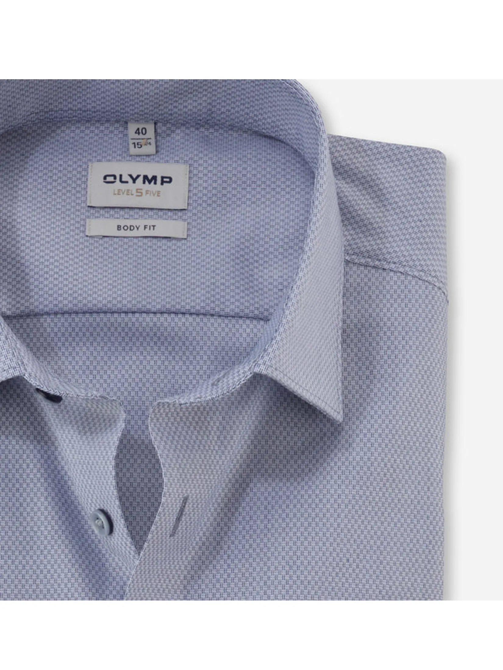 OLYMP MEN S SHIRT LONG SLEEVES BUSINESS SHIRT BODY FIT EASY IRON BLUE