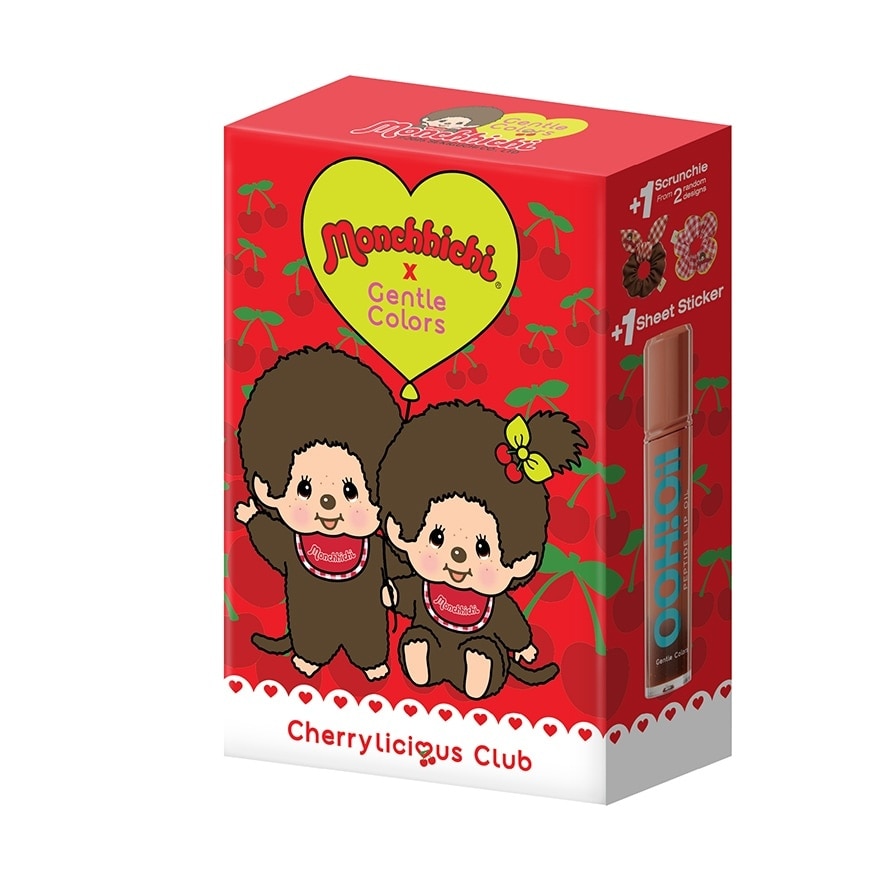 Gentle Colors x Monchhichi Set 2pcs. SB1 (Ooh Oil Lip 01  Ooh Oil Lip 04)