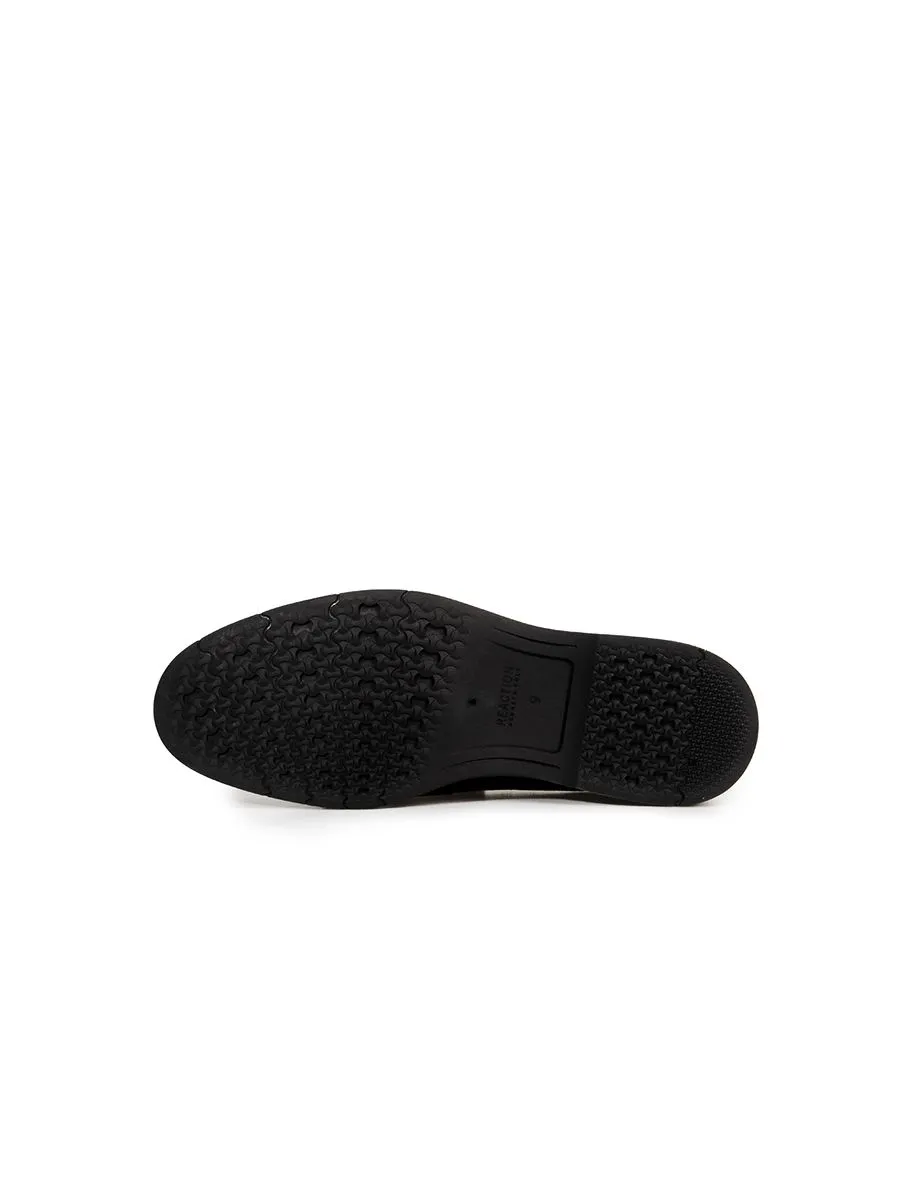 KENNETH COLE MEN CASUALS THOMAS SUEDE LOAFER / BLACK