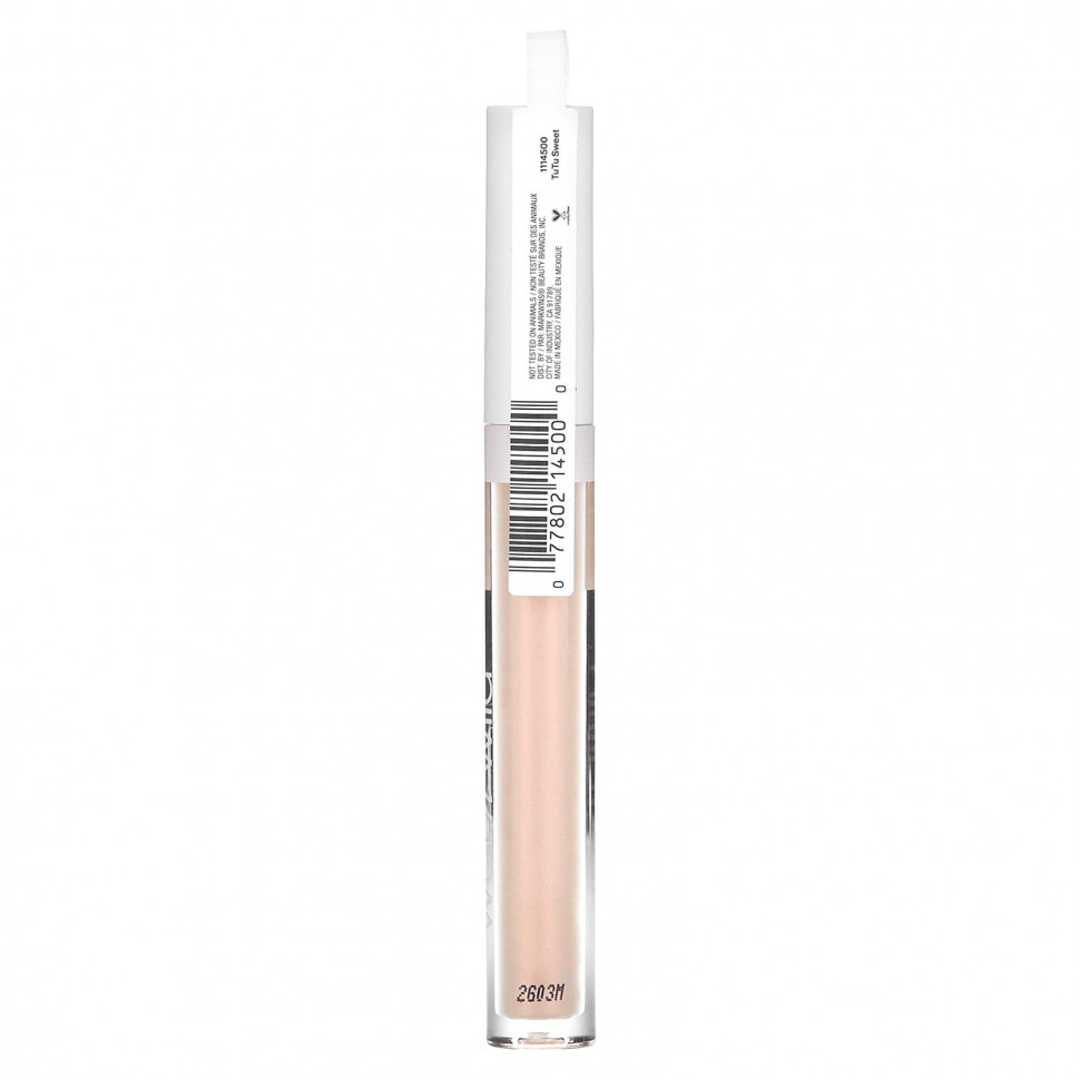wet n wild, Megaslicks Lip Gloss, Tutu Sweet, 0.07 fl oz (2.2 ml)