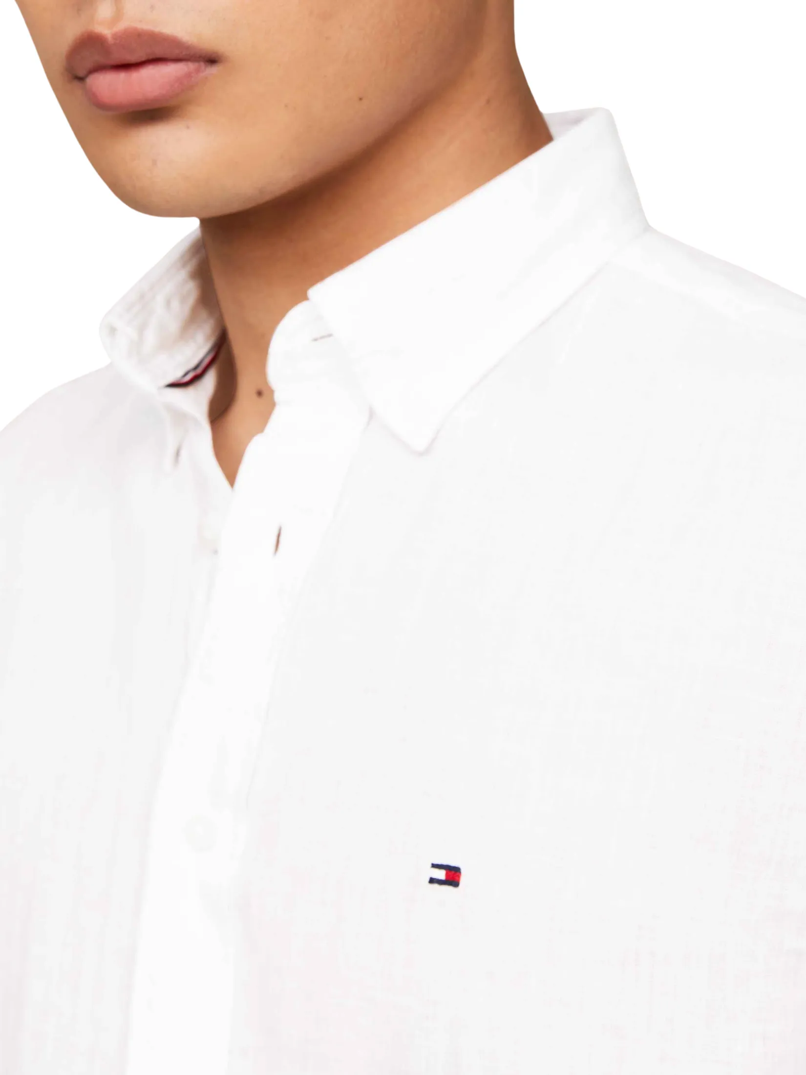 TOMMY HILFIGER MEN SHIRT White Regular Fit
