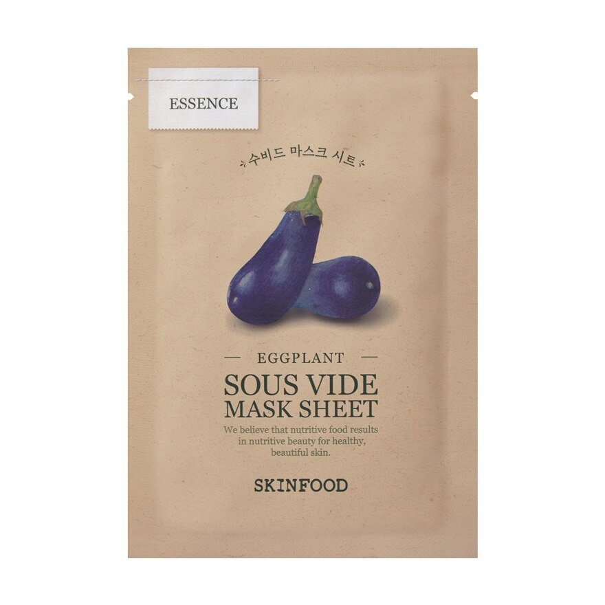 Skinfood Eggplant Sous Vide Mask Sheet 1'S - Purple