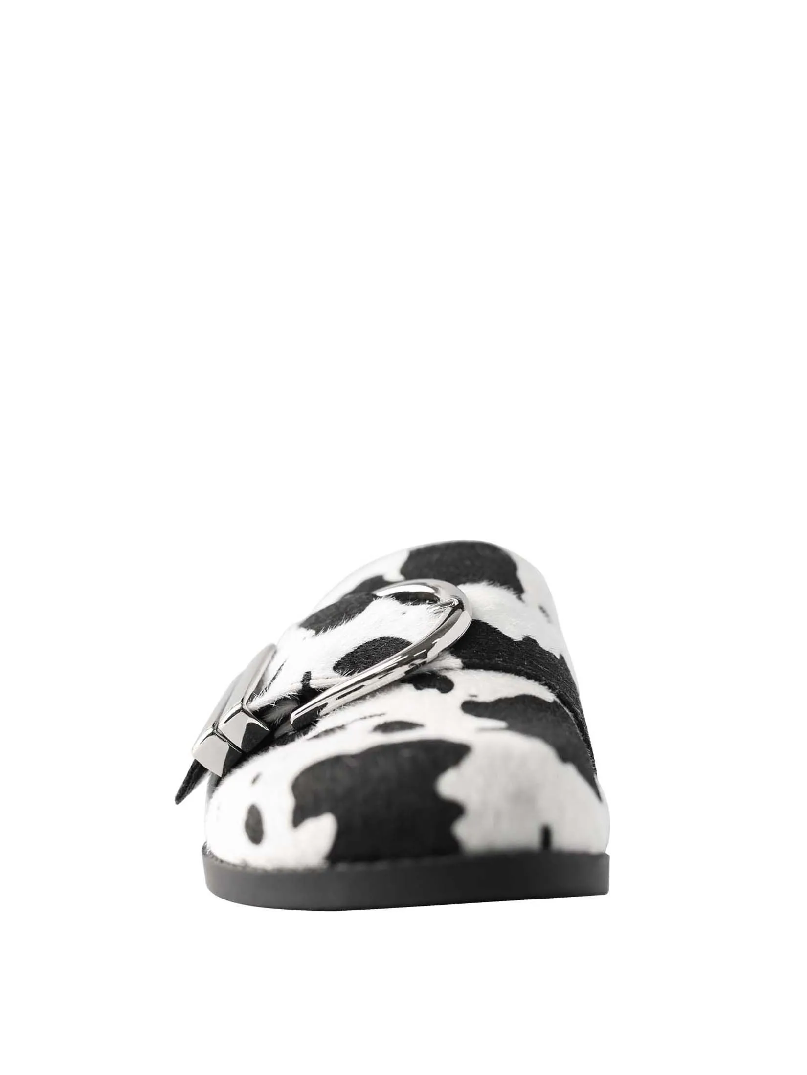 VILLAINS SF MARBLE Women's Flat Sandals BLACK