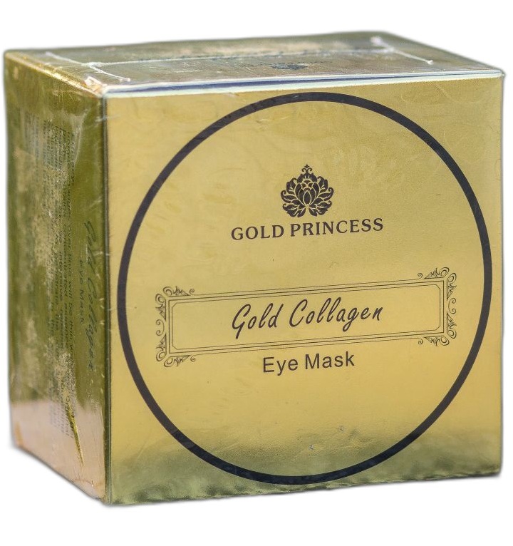 Патчи для кожи вокруг глаз с нанозолотом и коллагеном Gold Princess 60 шт