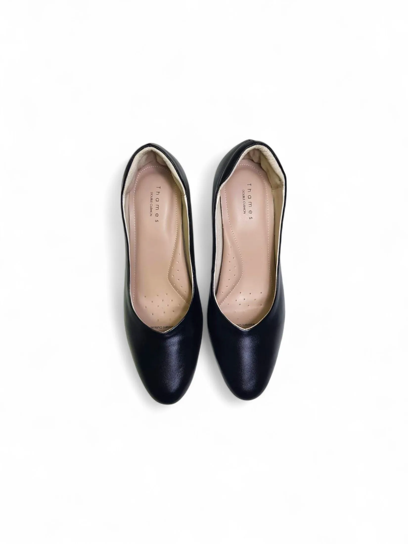 THAMES Women 3 Inch High Heel Shoes Black