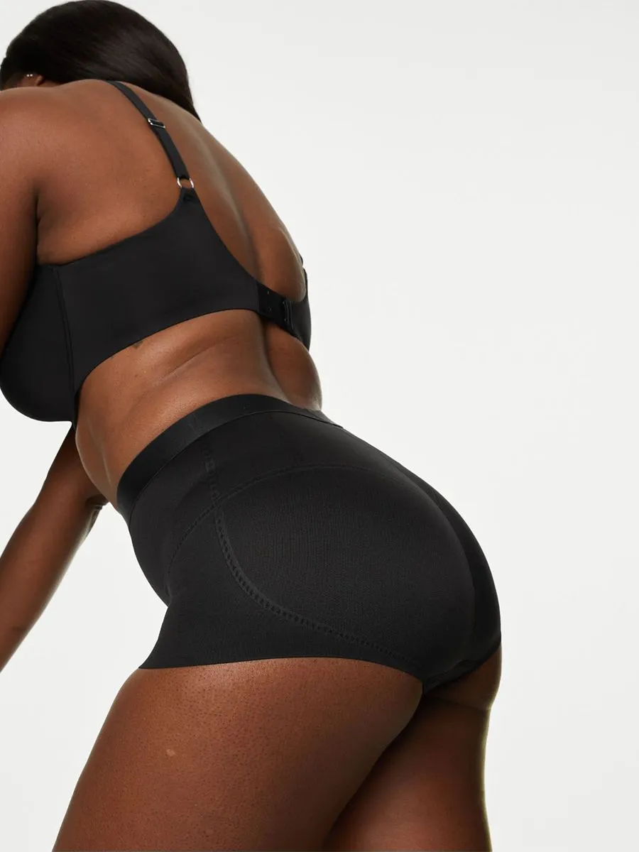 MARKS & SPENCER Women Full Briefs Tummy Control Magicwear Black