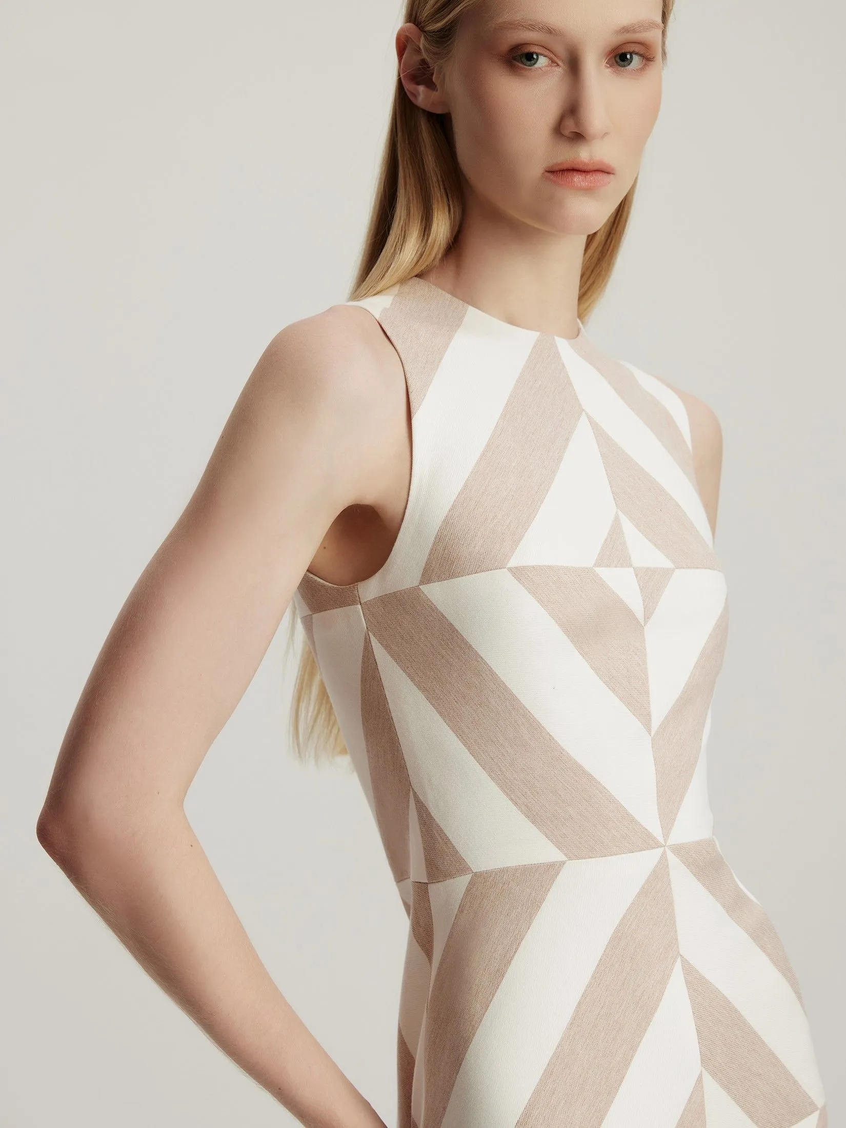 ASAVA (AW24 )Avianna Sleeveless Women Dress Brown