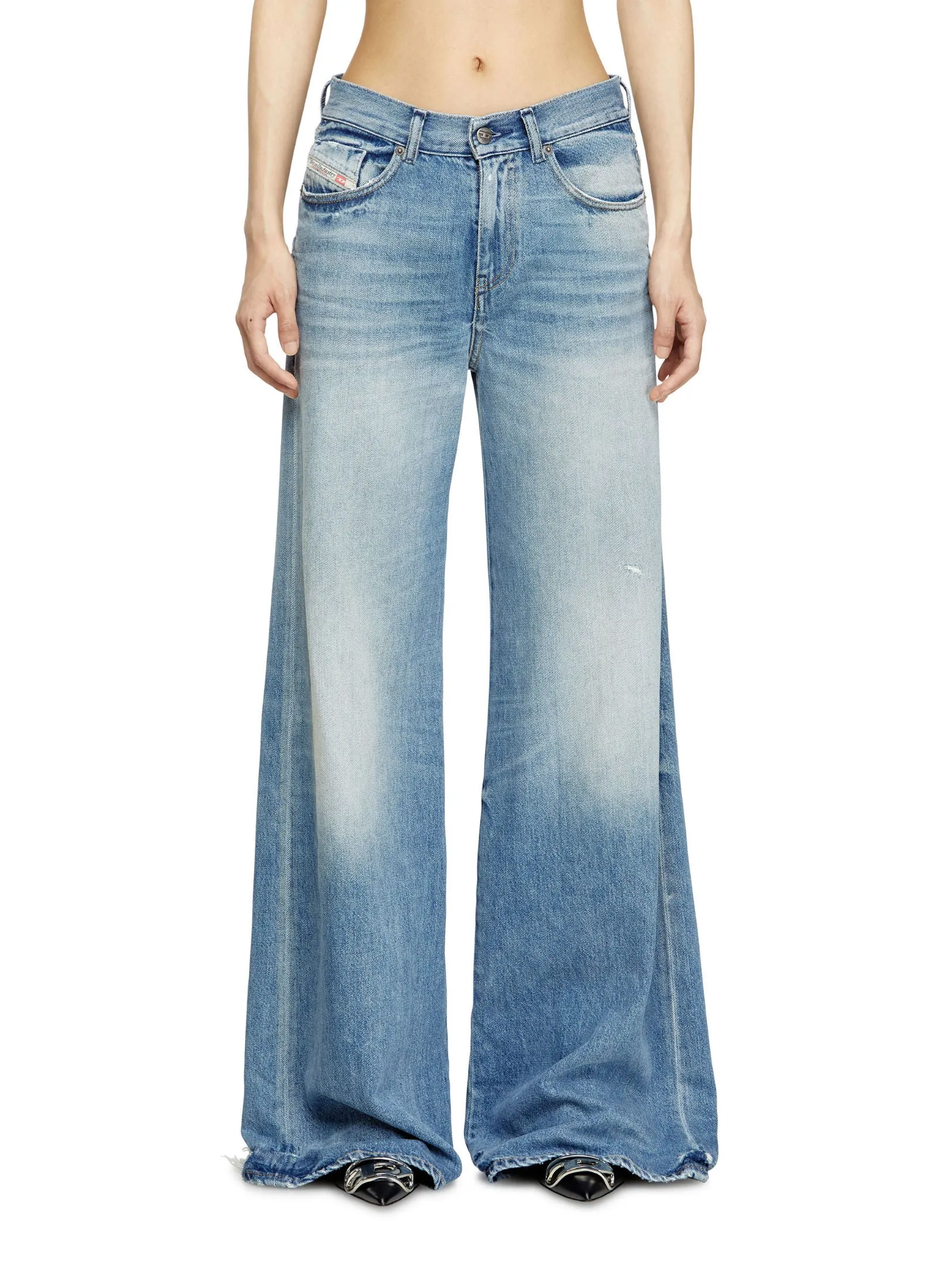 DIESEL Jeans Pants Women 1978 D-AKEMI L.30 TROUSERS Blue Size - 26 EU